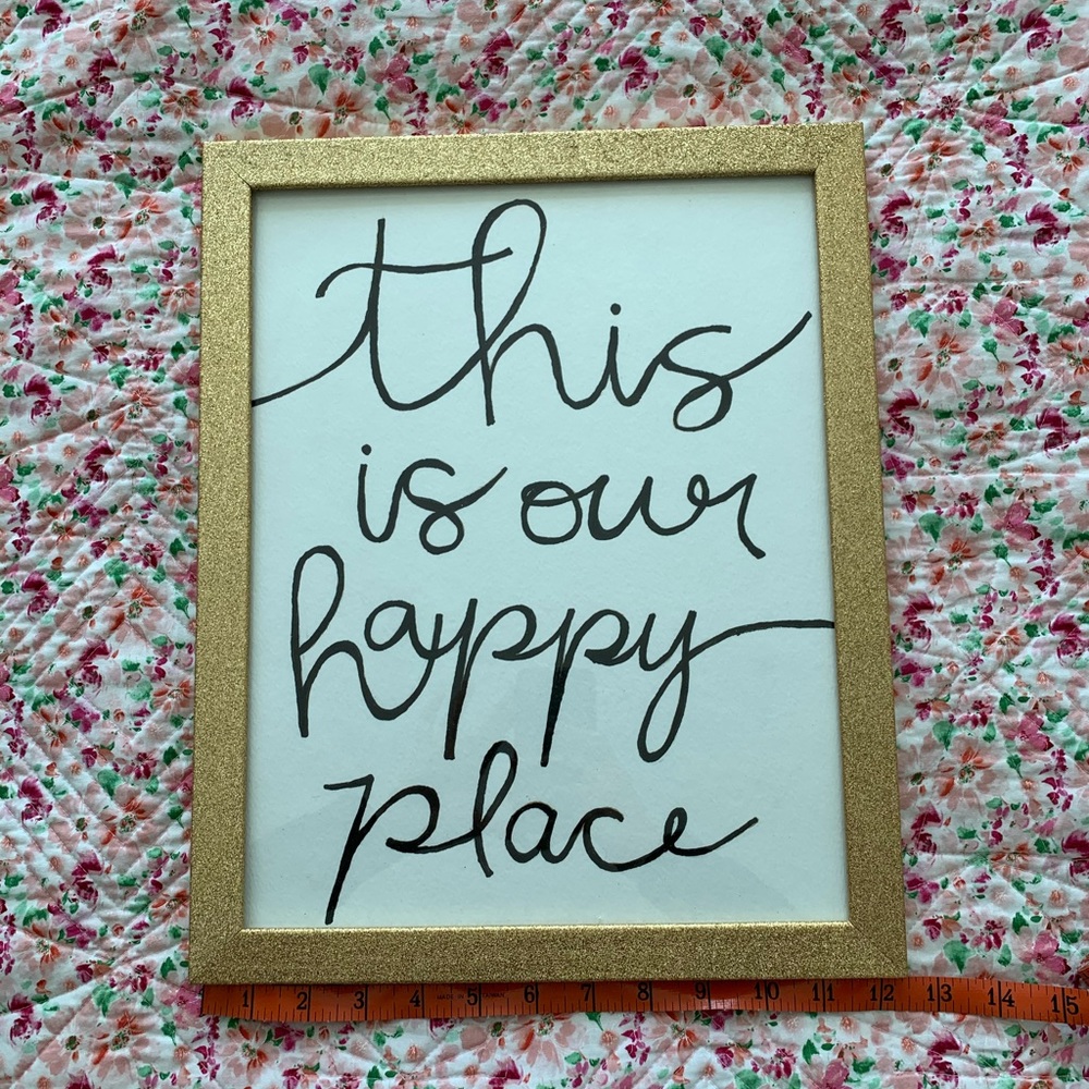 Gold, Glitter Frame